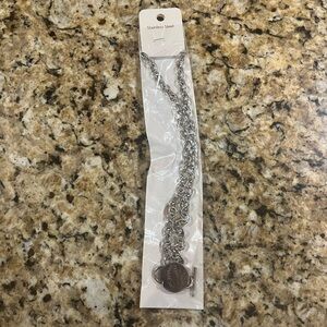 New - Stainless Steel Silver Love Today Chain Necklace